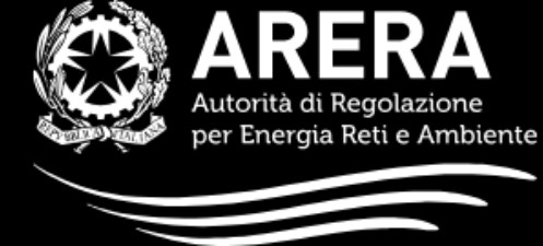 Logo ufficiale di ARERA (Autorità di Regolazione per Energia Reti e Ambiente)